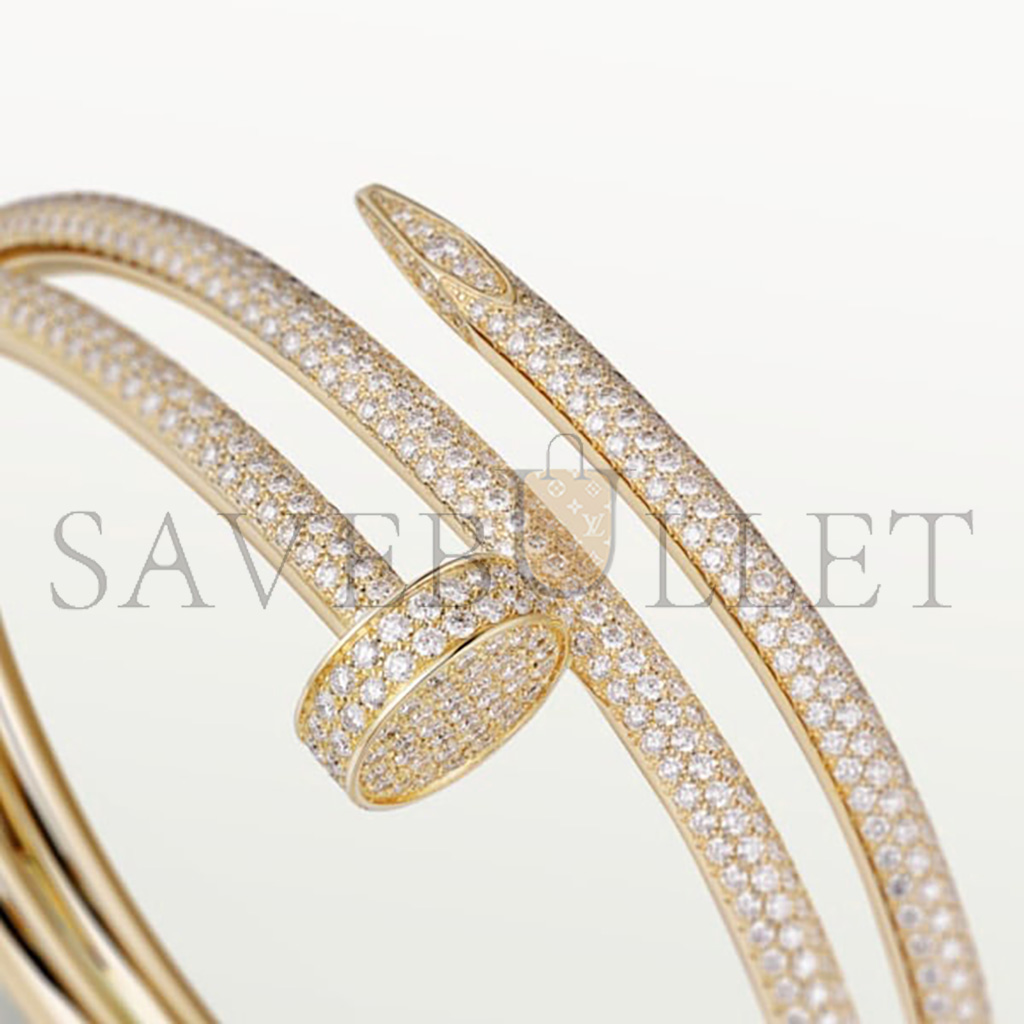 Ca*t*er juste yellow gold un clou bracelet n6708617